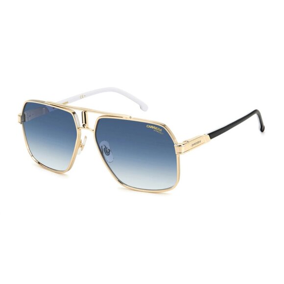 NEW CARRERA SUNGLASSES, GOLD/BLUE UNISEX CARRERA 1055/S J5G08 - Picture 2 of 4